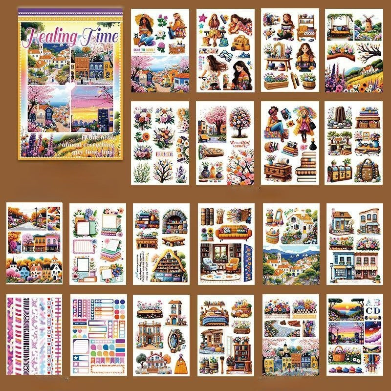 Healing Time Sticker Book