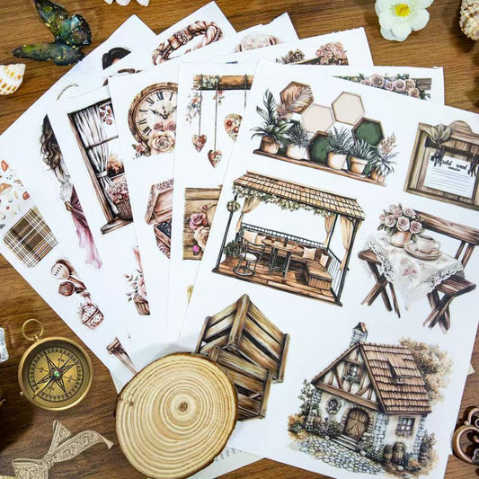 Aromatic Wood Moments Sticker Book