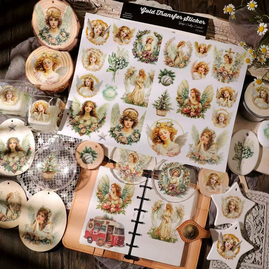 Fresh Angel Rub-On Stickers