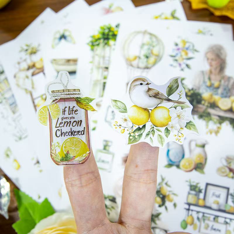 Refreshing Lemon Sticker Book