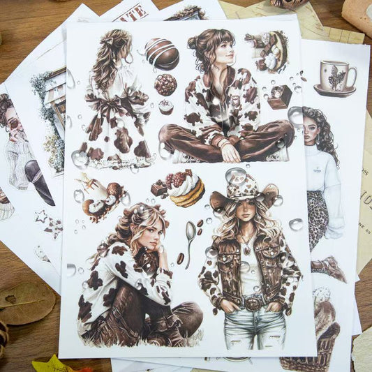 Cozy Coffee Vibes Sticker Book