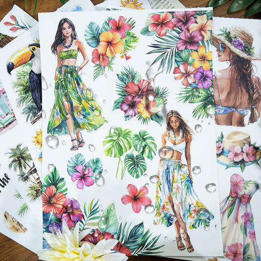 Hello Summer Sticker Book