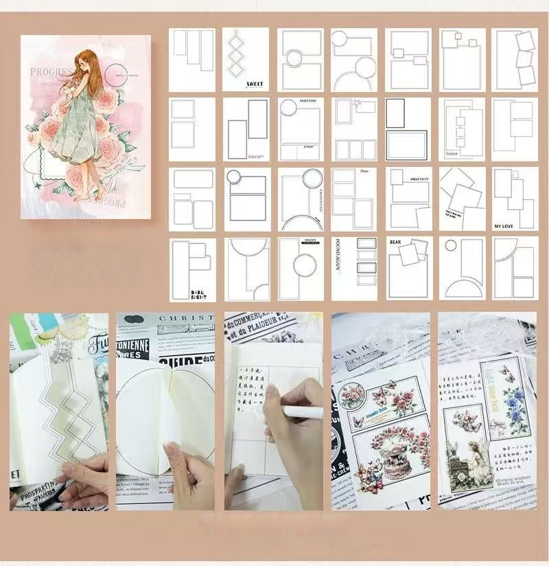 Blooming Tales Shaped Notebook