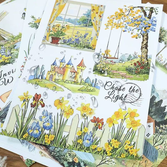 Golden Horizon Sticker Book