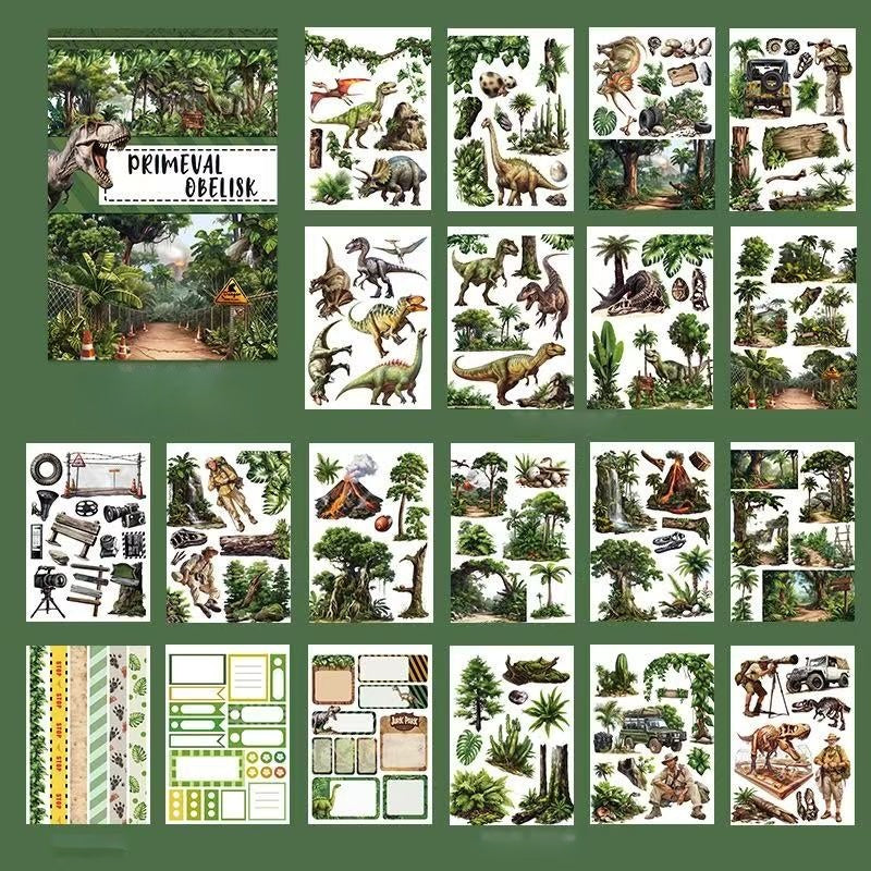 Primitive Obelisk sticker book