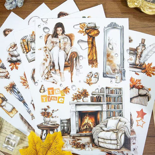 Afternoon Reading sticker book