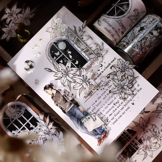 6cm*100cm Lily Window Tape