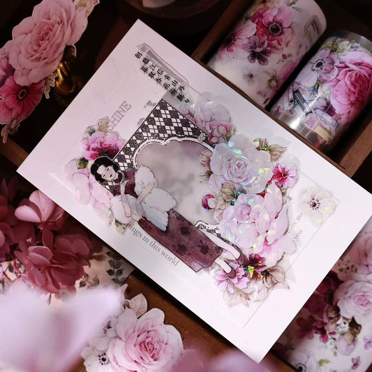 6cm*100cm Purple Mist Gauze Tape