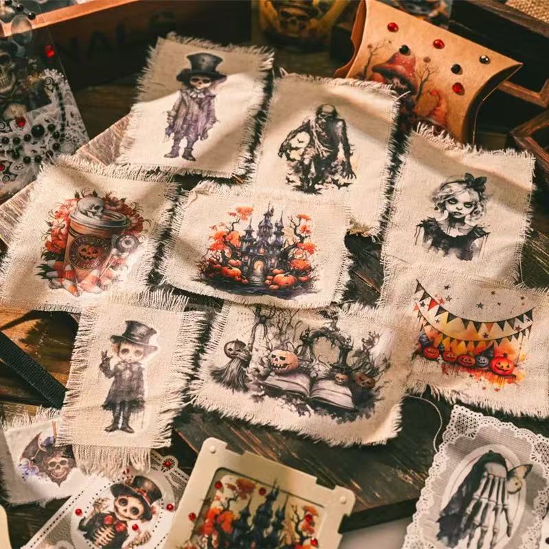 Dark Halloween Rub-on Stickers