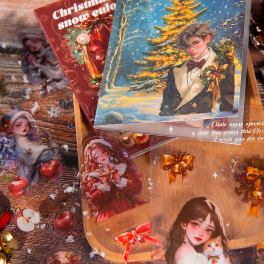 Christmas Night Snapshot Sticker Book