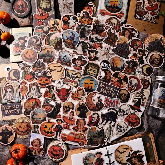 Vintage Halloween Sticker