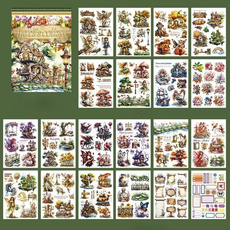 The Elf's Cottage Sticker Book