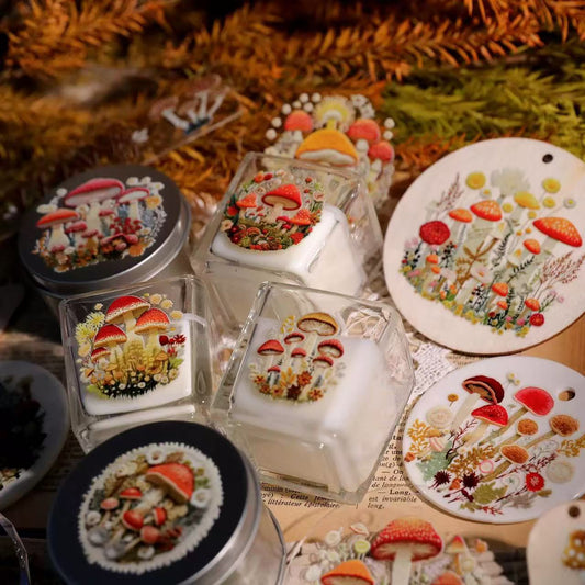 Mushroom transfer sticker