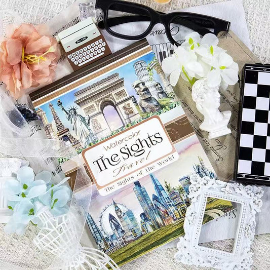 Scenic Landmarks Sticker Book