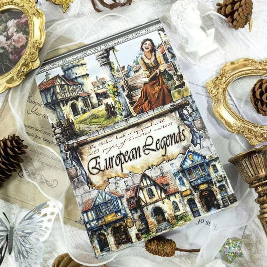 European Narrative Sticker Book