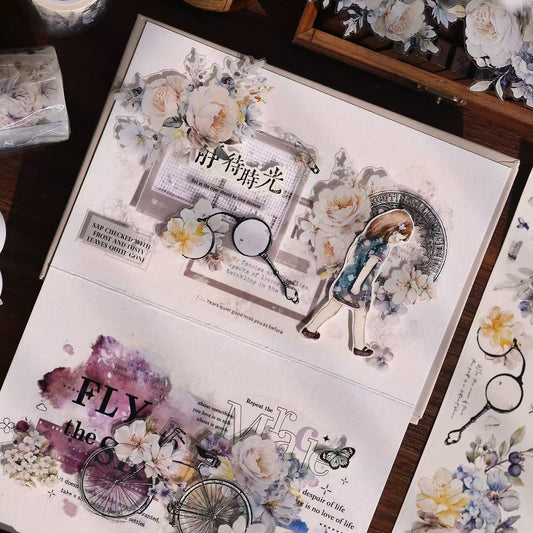 6cm*120cm Floral Whisper Tape