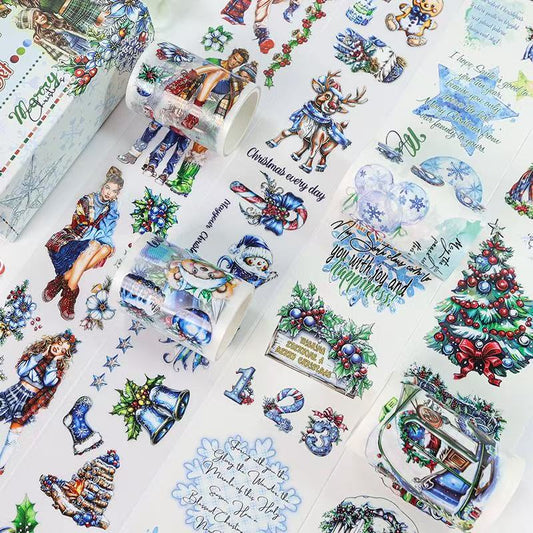 Blue Christmas Tape Set