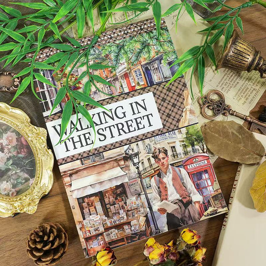 Walking in the Street Sticker Book