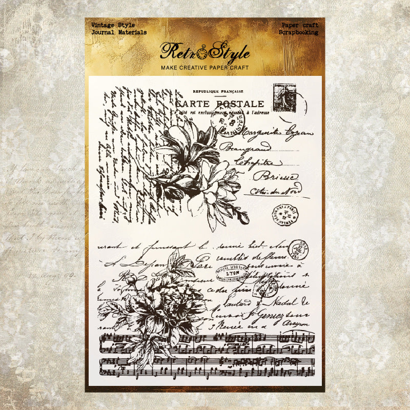 Clear Silicone Stamps 09