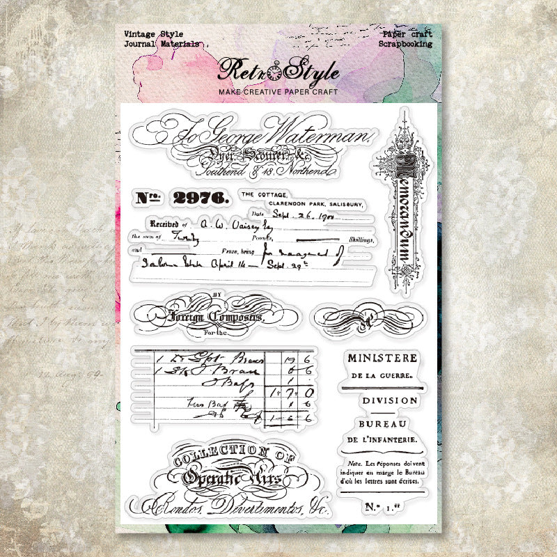 Clear Silicone Stamps 03