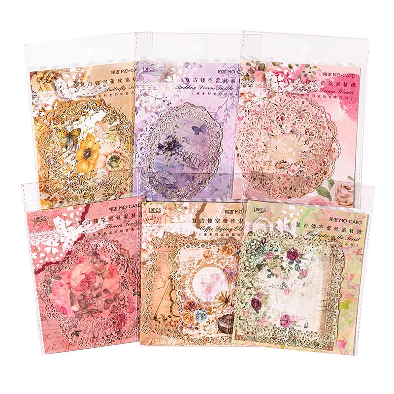 Floral Secret Hollow out Lace Paper