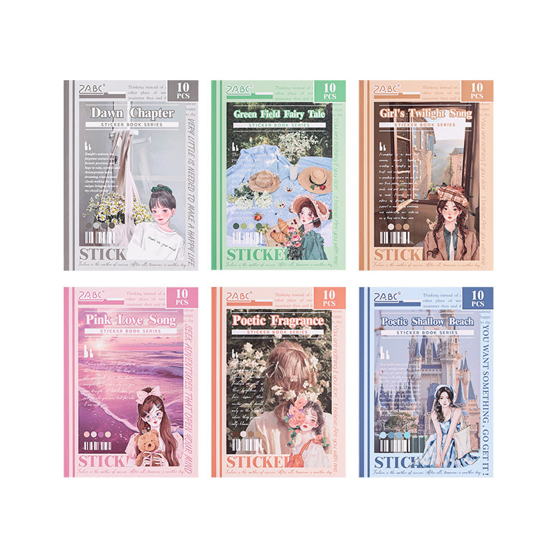 The Thoughts of a Girl Sticker Book