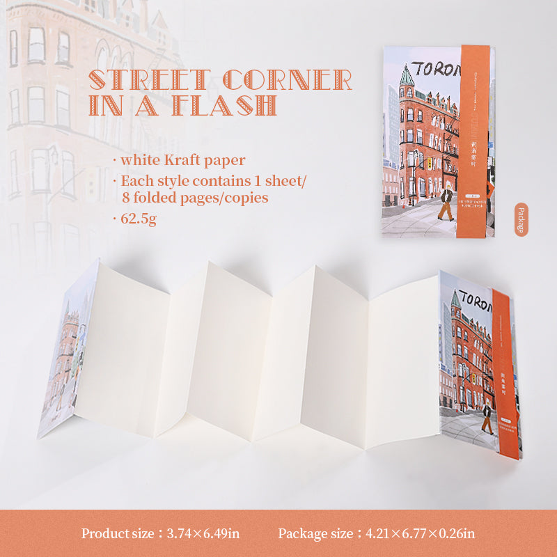 Summer Time Folding Notebook