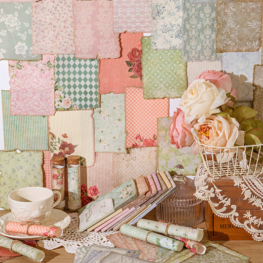 Gentle Wind Vintage Scrapbook Paper