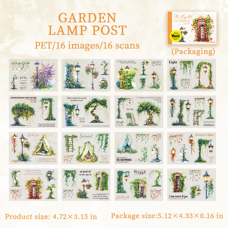 Forgotten Corners Sticker Book