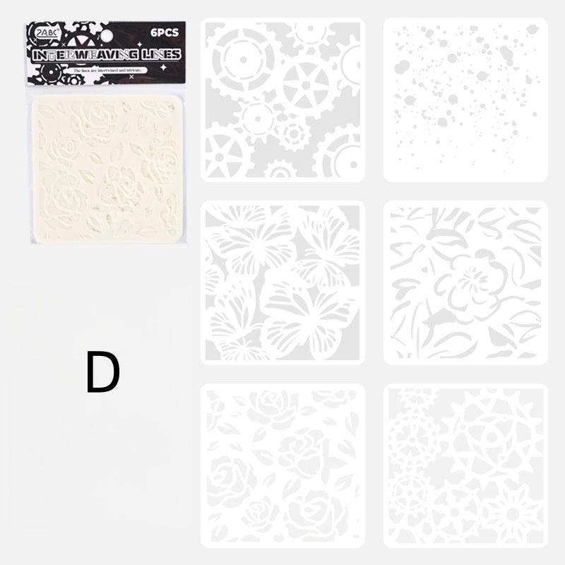 Texture World Painting Stencils