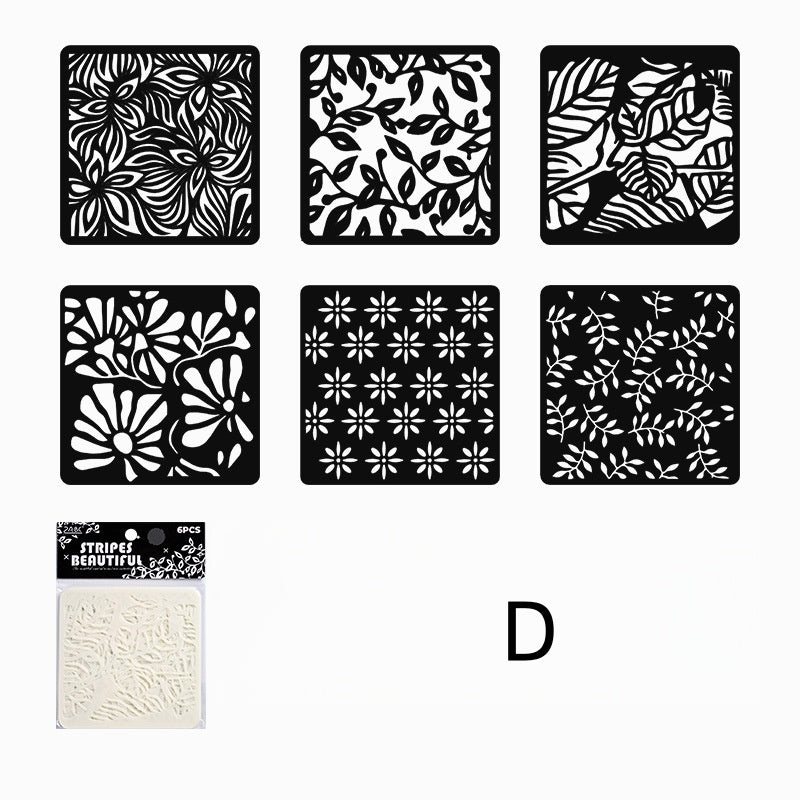 Texture-themed Painting Stencils