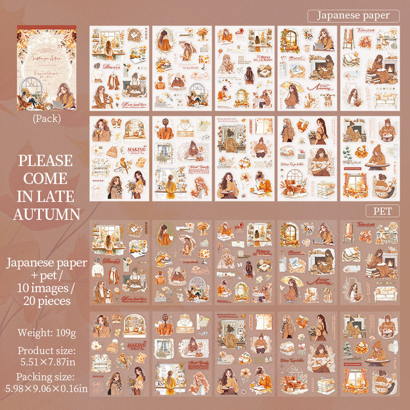Autumn Invitation Sticker Book