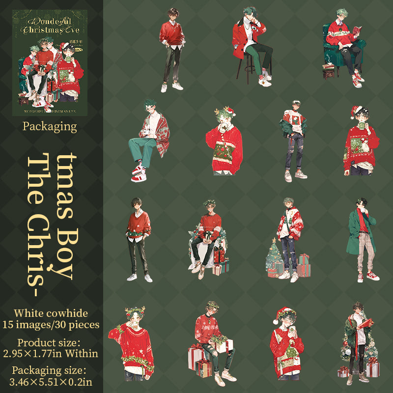 Wonderful Christmas Eve Stickers