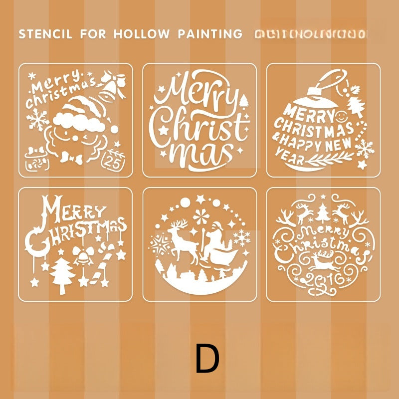 Christmas Journal Painting Stencils