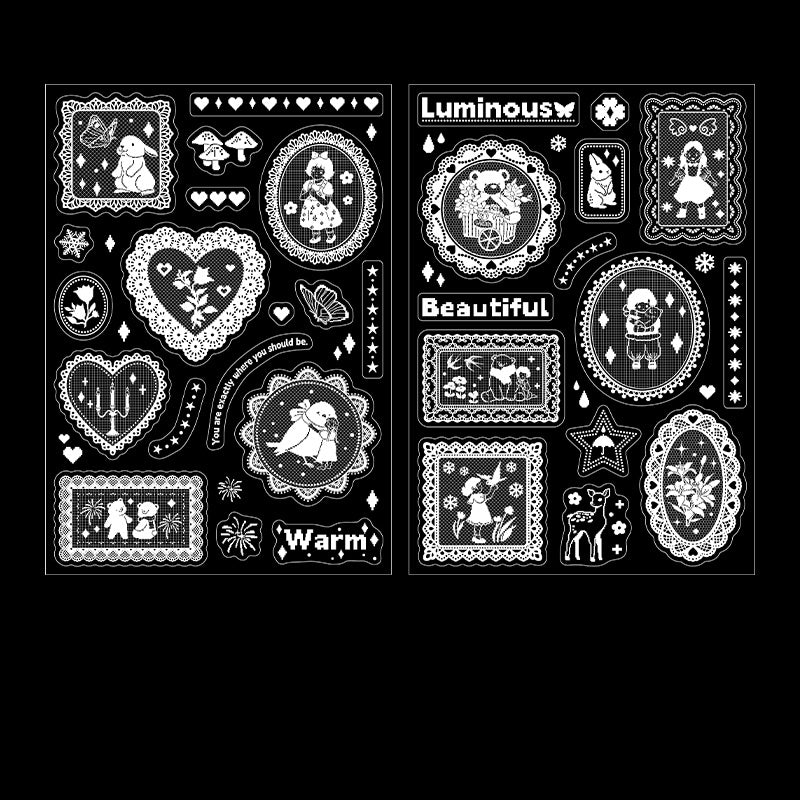 Lace Border Stickers