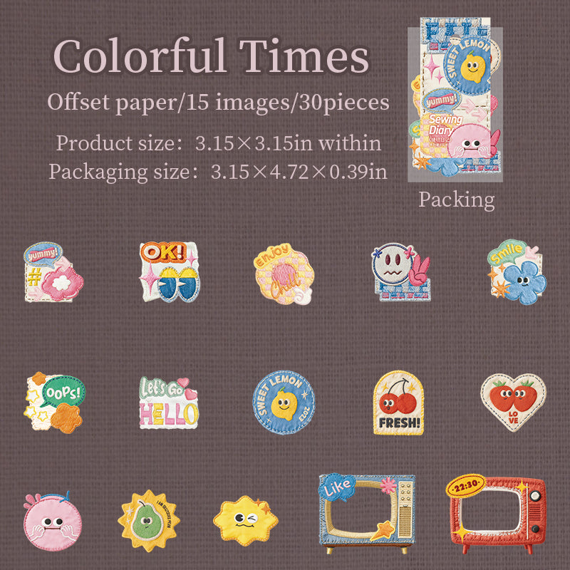 Sewing Diary Stickers