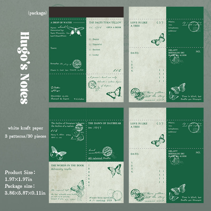 Literary Notes Memo Pad