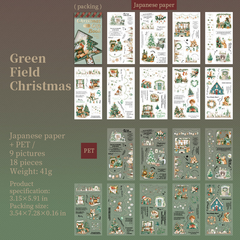 Christmas Gift Book sticker pack