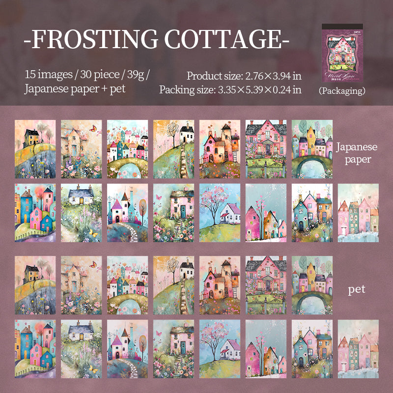 Whimsical Haunted Cottage sticker book