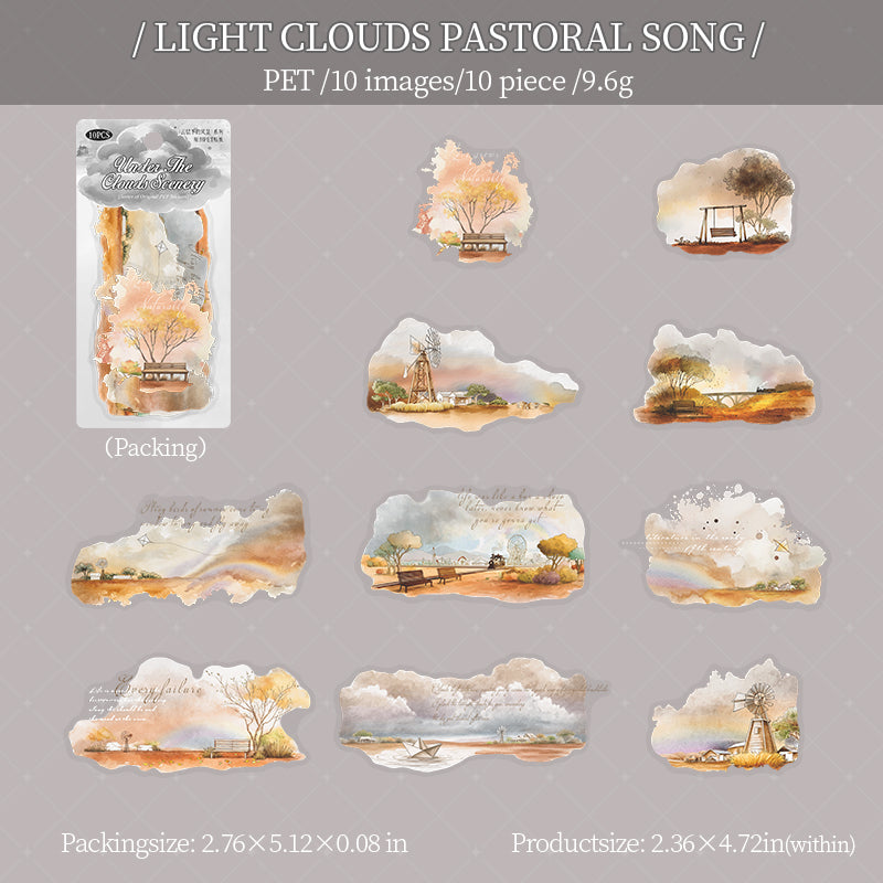 Cloudscape Scenery Stickers