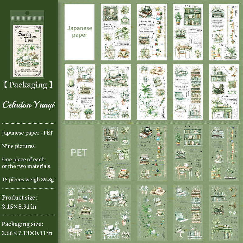 Soft Home Time Sticker Book