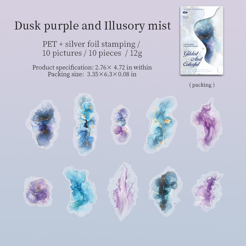 Gilded Glow Stickers