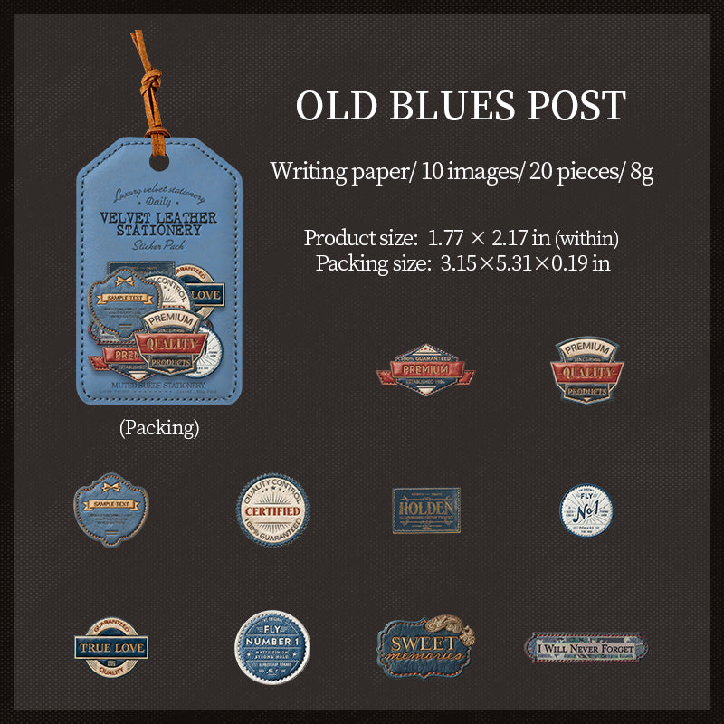 Velvet Letterhead Stickers