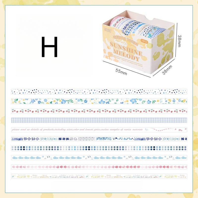 Gentle Tone Washi Tape Set