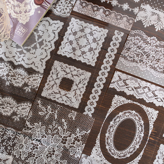 Lace Whispers Stickers