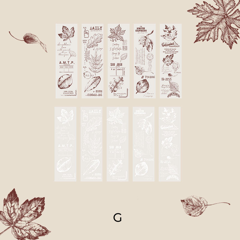 Vintage Plant and Animal Vellum Scrapbook Paper