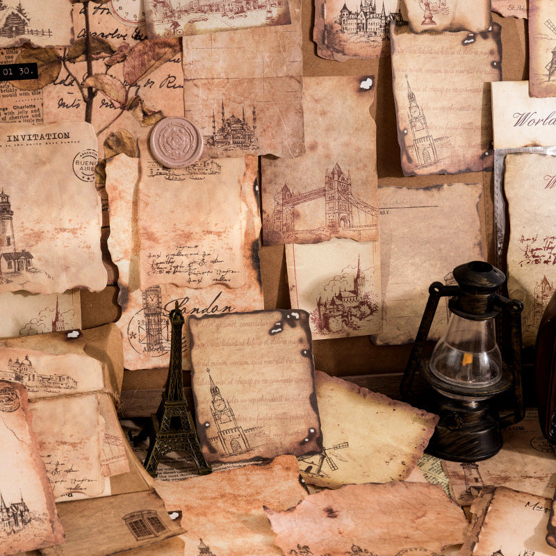 Vintage Coffee Burnt Note 60 Sheets