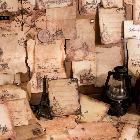 Vintage Coffee Burnt Note 60 Sheets