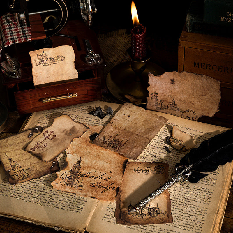 Vintage Coffee Burnt Note 60 Sheets