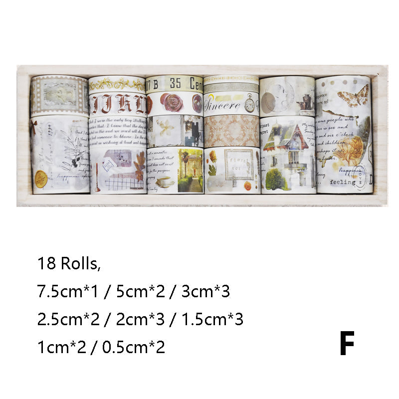 Nostalgic Memory Vintage Washi Tape Kits